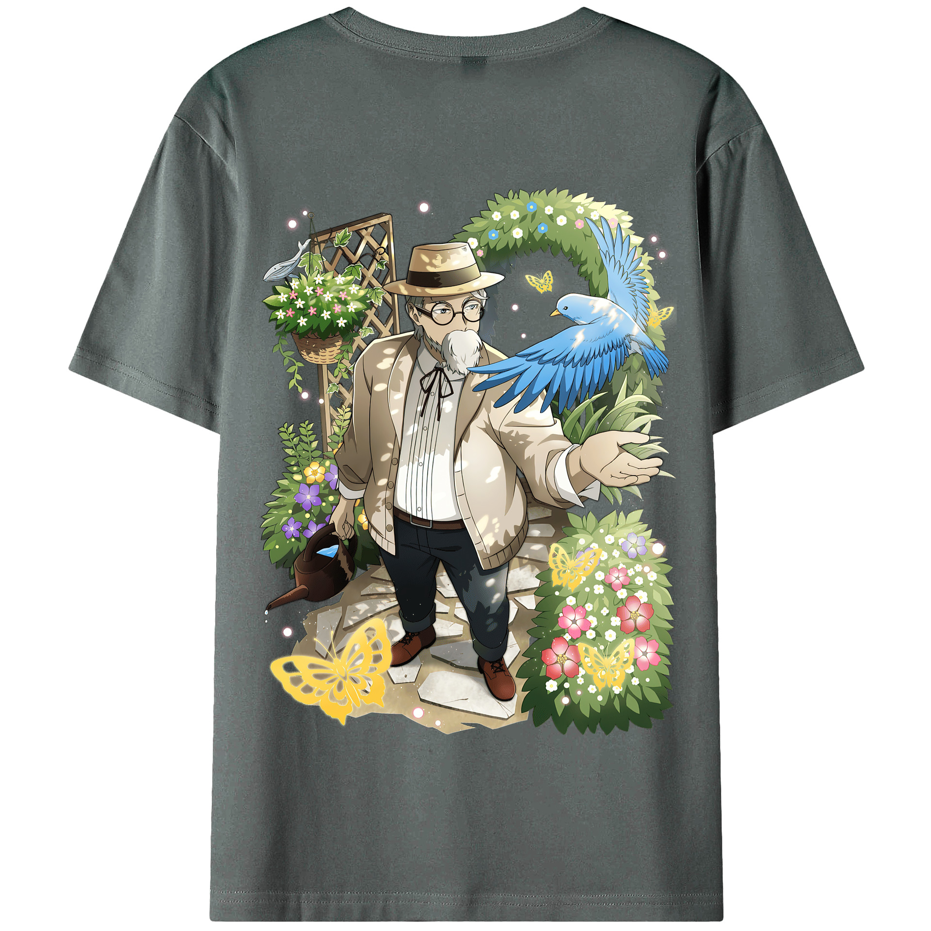 （画像用） 文豪ストレイドッグス Bungo Stray Dogs 綿100％半袖Tシャツ（背面プリント）